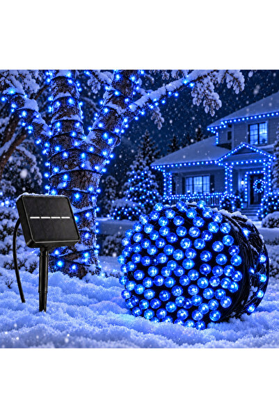 BellFyd Solar Christmas light installation, 50 meters, 8 modes, solar panel i...