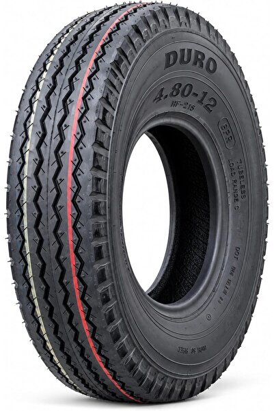 FUKUKAWA DURO HF-215 4.80-12 Trailer Tire, 6PR Load Range C, Tubeless Highway...