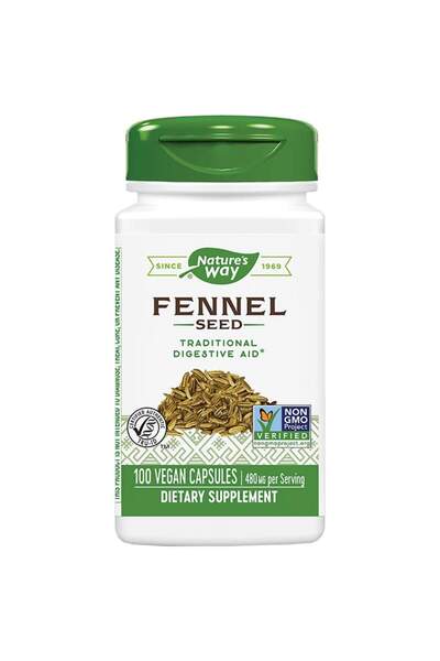 Nature's Way Supliment alimentar Natures Way Semințe de Fenicul 480 mg, 100 C...