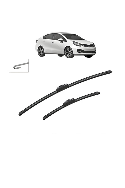 Bosch Комплект от 2 чистачки за KIA RIO III Седан (UB) 2011-2017, за предно с...