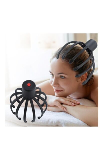 Arabest Hands Free Electric Scalp and Head Massager,3-Speed Adjustable Octopu...