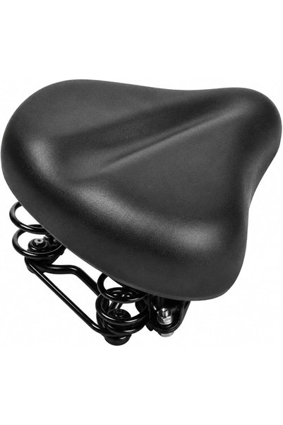FUKUKAWA Wide Comfort Bike Seat, Padded Bicycle Saddle with Dual Spring Suspe...