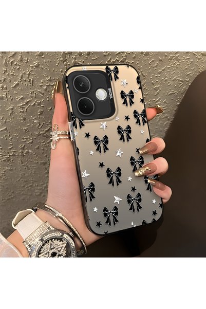 CHICASELUX Oppo A5 Pro 4G/5G Compatible Stylish Black Bow Full Print Case, No...