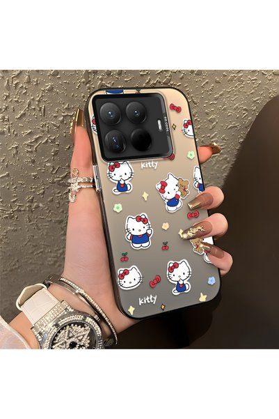 CHICASELUX Mi 15t Pro Compatible Cute Cartoon Cat Style Case, Shock-Absorbing...