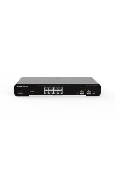RUIJIE REYEE RG-NBS3100-8GT2SFP-P-V2 8 PORT GIGABIT + 2XGB SFP UPLINK L2 YÖNETİLEBİLİR RACKMOUNT 125