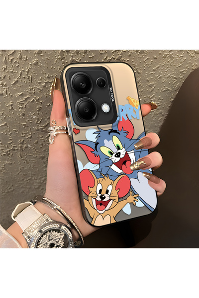 CHICASELUX حافظة لطيفة على شكل قطة وفأر متوافقة مع Poco M6 Pro 4G، هيكل ممتص ...