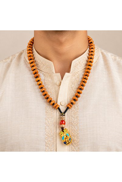 HER ŞEY NOTA www.herseynota.com Ethnic Beaded Long Men's Necklace – Authentic...