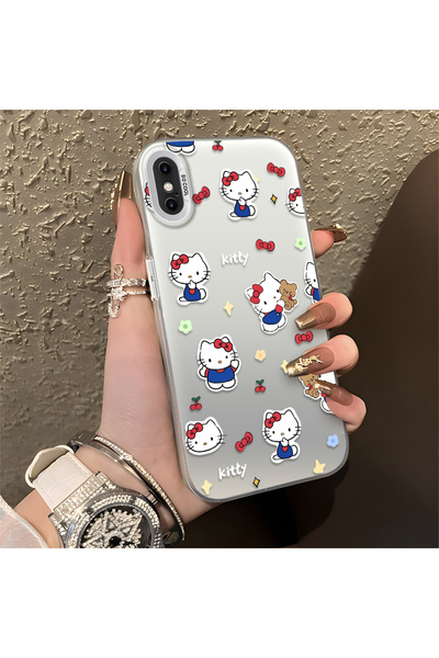 CHICASELUX iPhone XS Max Compatible Cute Cartoon Cat Style Case, Shock-Absorb...