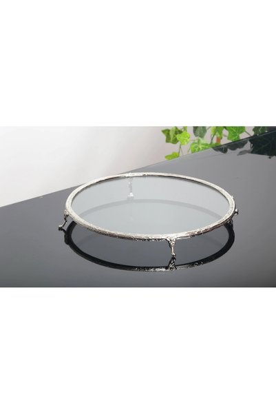 alya home aksesuar Pasta Standı Gümüş