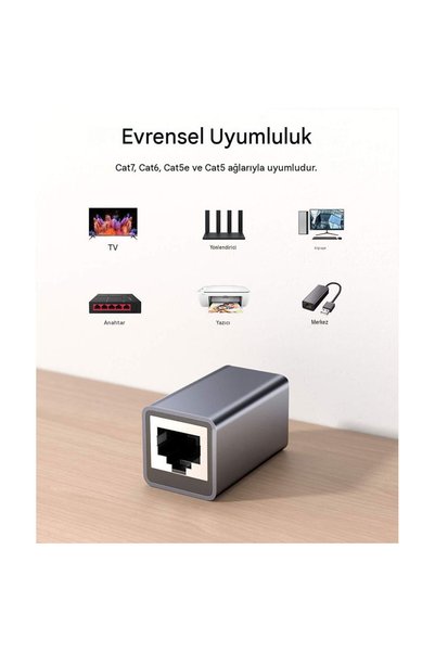 KEEPRO Rj45 Female to Female Internet Connection Connector with 10 Gbps Aluminum Body