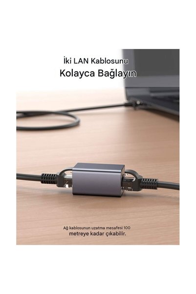 KEEPRO Rj45 Female to Female Internet Connection Connector with 10 Gbps Aluminum Body