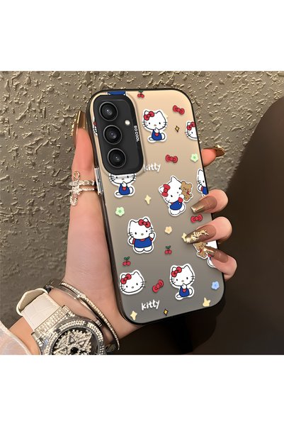 CHICASELUX Cute Cartoon Cat Style Case Compatible with Samsung Galaxy S23 Fe,...