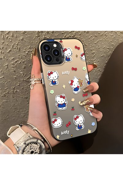 CHICASELUX حافظة بتصميم قطة كرتونية لطيفة متوافقة مع هاتف iPhone 13 Pro، هيكل...