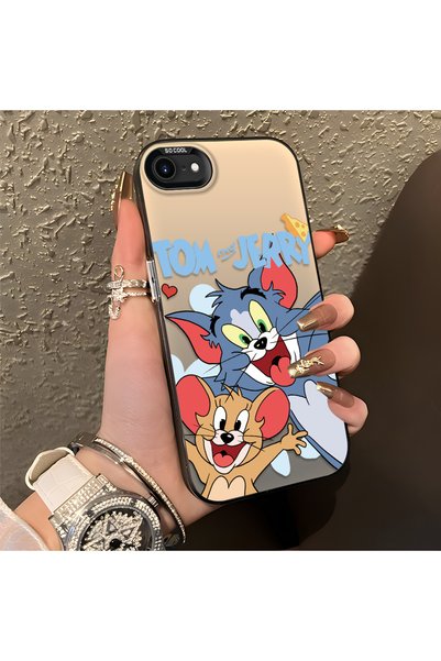 CHICASELUX حافظة لطيفة على شكل قطة وفأر متوافقة مع iPhone 7/8/SE 2020 2022، ه...