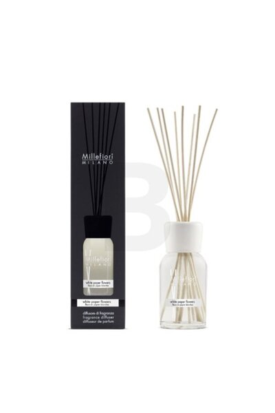 Millefiori Milano Difuzor de parfum Flori de hârtie albe 250 ml