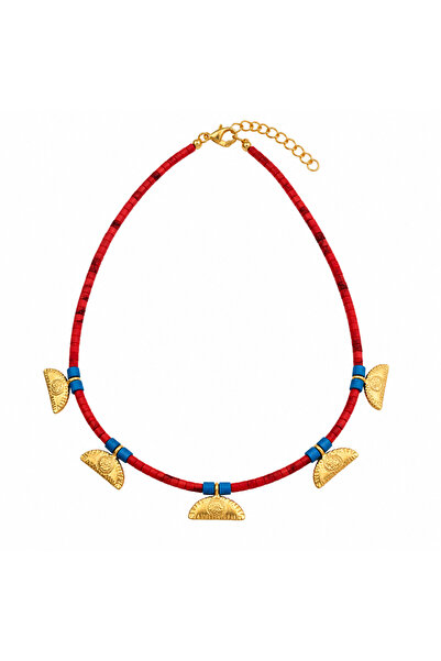neslyaccessories Handmade Afghan Bead Necklace