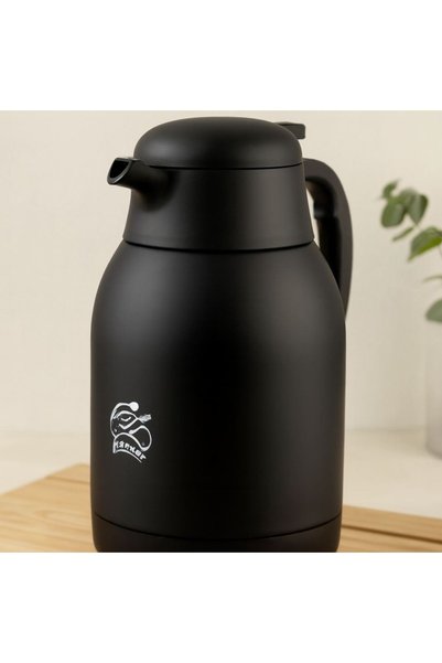 Mestore 2 L Steel Thermos Jug - Short Chubby