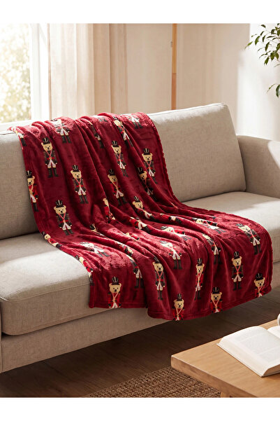 LC Waikiki LCW HOME Κουβέρτα τηλεόρασης με μικτό σχέδιο αρκουδάκι 100x150 εκ.