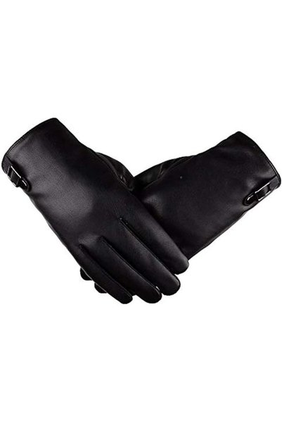 Other Men's Leather Touch Screen Gloves - Winter Outdoor Sports Cycling Motor...