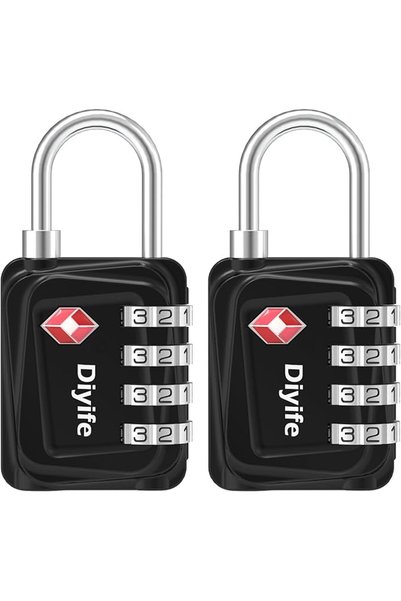 Diyife TSA Luggage Locks, [Upgrade Version][2 Pack] TSA Approved Luggage Lock...