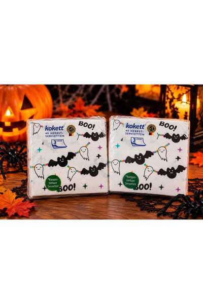 Generic Brand SET OF 2 PACKS HALLOWEEN NAPKINS – 80 PIECES