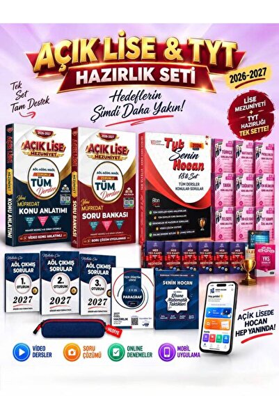 Liyakat Yayınları 2027 YKS KAMPI-YKS Özel Hazırlık-18’li Set - Açıköğretim Set