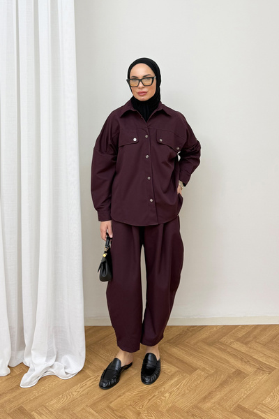 Melike Tatar Barrel Trouser Suit 32-3007