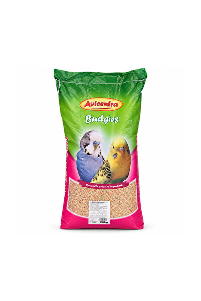 Avicentra Premium Budgie Seed Mix with Fortified Vitamins & Biscuits - 20 kg ...