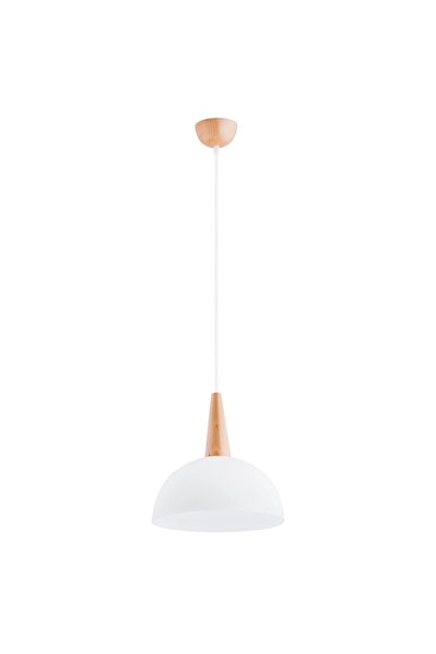 Klausen Lampă suspendată Maya KL111107, 1xE27, albă, design modern, IP20