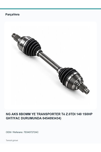 NG AKS 8BOMM YE TRANSPORTER Té Z.0TDI 140 1S0HP GHTIYAC DURUMUNDA 0454093434)
