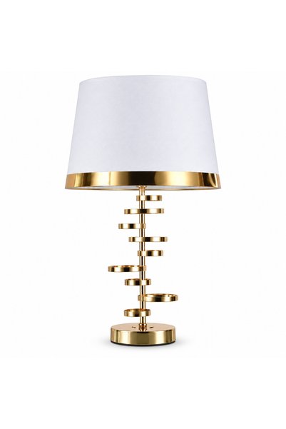 Generic Brand GREAT DREAM Modern Gold Table Lamp with Fabric Shade, Elegant B...