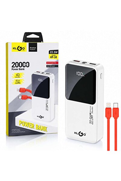 klgo بطارية محمولة KP-38 20000 مللي أمبير 22.5 واط
