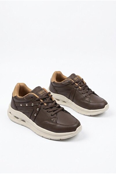 AZE STEP Grijak Brown Lightweight Daily Walking and Running Sports Shoes for ...