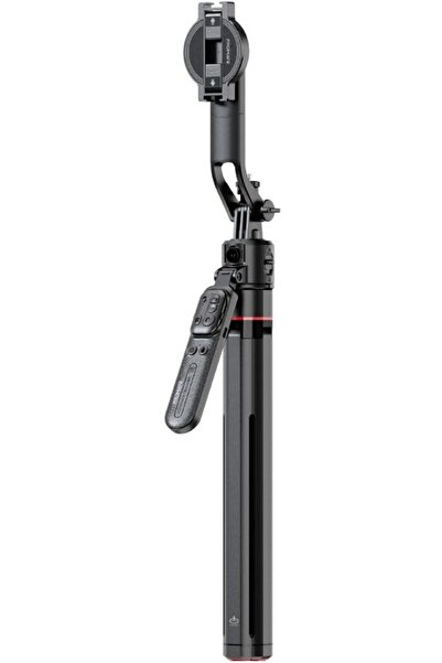 Promate TriPop-Ai+ Smart AI Selfie Stick Tripod with Auto Pop-Up Quadripod, F...