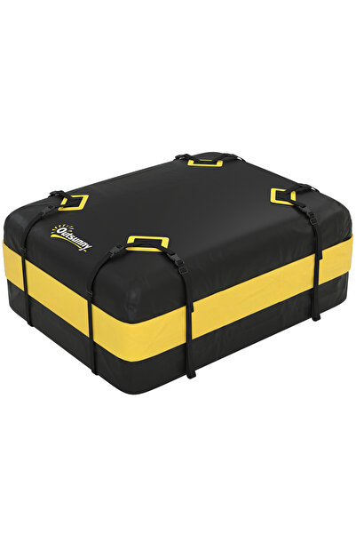 Generic Brand Cutie portbagaj auto impermeabilă de 425L – Galbenă (include 8 ...