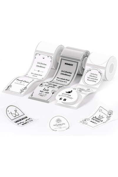 NiiMbot Thermal Label Maker Tape Set, Compatible for B1/B2/B21/B4/B3S/B21Pro/...