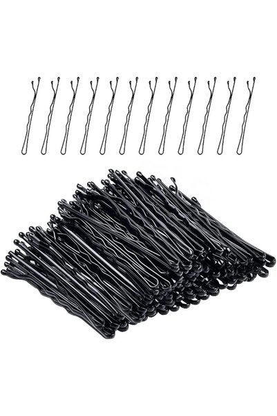 GENERAL GXLONG Hair Bobby Pins, Black Bobby Pins for Hair Bob Pins Bulk 100-C...