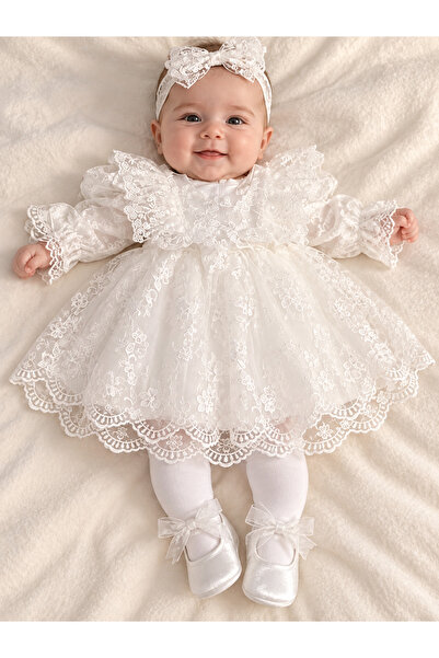 Pugi Baby Baby Girl Evening Dress Mevlüt Dress 4021