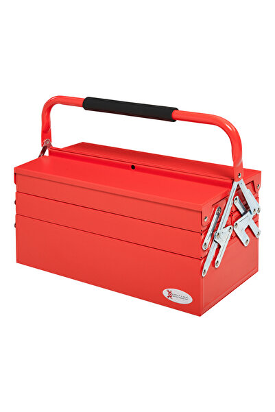 Generic Brand Cutie de scule cu 5 compartimente, 45 x 20 x 34.5 cm, din oțel,...