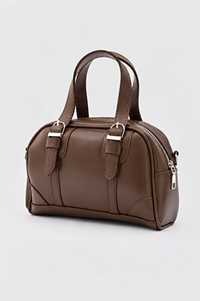 Shule Bags Peggy oval crossbody bag - hazelnut