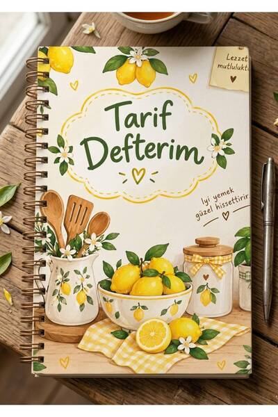 EyER Shoping Lemon Figured Recipe Book