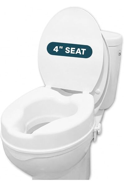 PEPERUDA PEPE Mobility – Adult Toilet Raiser, 10 cm, Senior Toilet Raiser, Di...