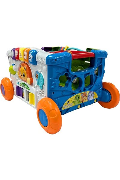 Vtech Oyuncak عربة أنشطة فتيك - للفرز والاكتشاف - متعددة الألوان |   استعد لل...