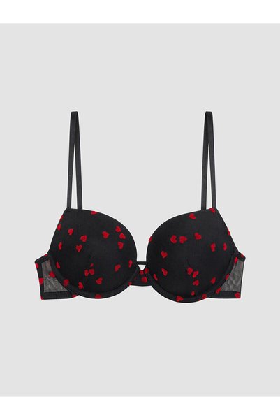 LC Waikiki Lcw Dream Black Tulle Women's Bra with Nevavm Difference