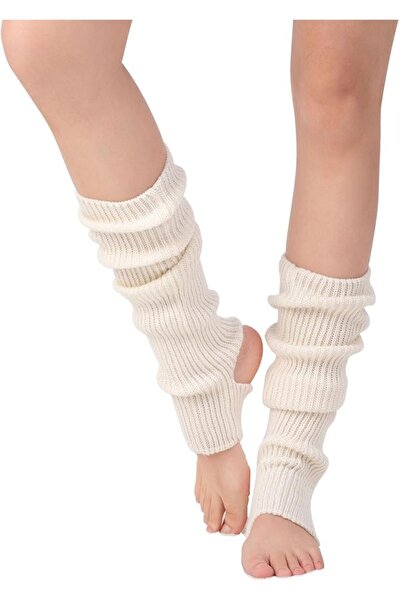 GENERAL Awocan Ballet Leg Warmers for Girls, Knitted Steigbgel Leg Warmers fo...