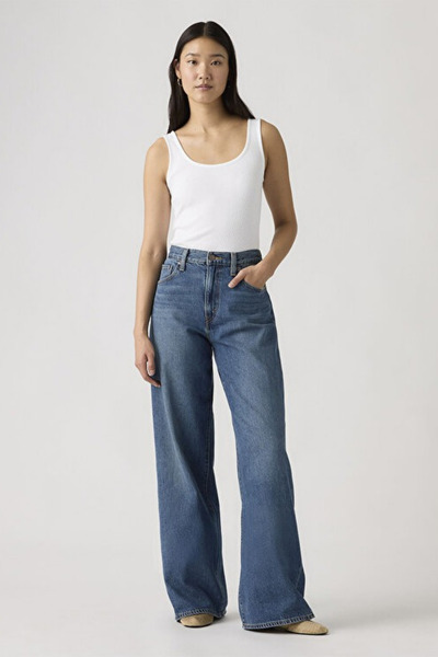 Levi's Cinch Wide Leg Pass The Parcel Med Indigo Kadın Jean