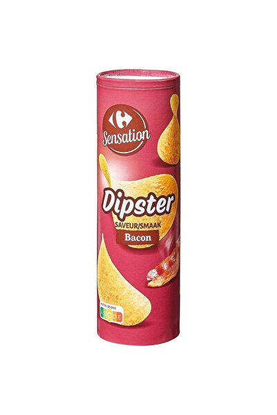 Crf Sensat Chipsuri bacon Carrefour Sensation, 170g