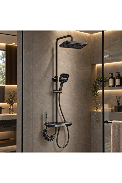 Aquablue GREY DİJİTAL PİYANO DUŞ SETİ