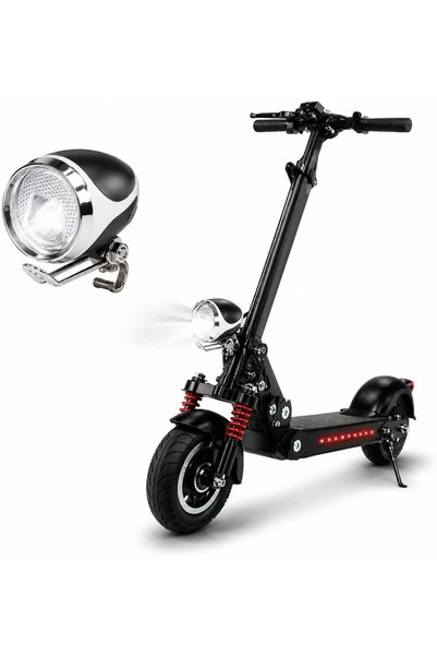 FUKUKAWA 10 Inch Electric Scooter LED Headlight, Front Light Replacement with...