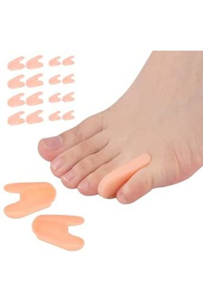 ELECDON Gel Toe Separators for Bunion Relief, 10-Piece Toe Spacers Straighten...